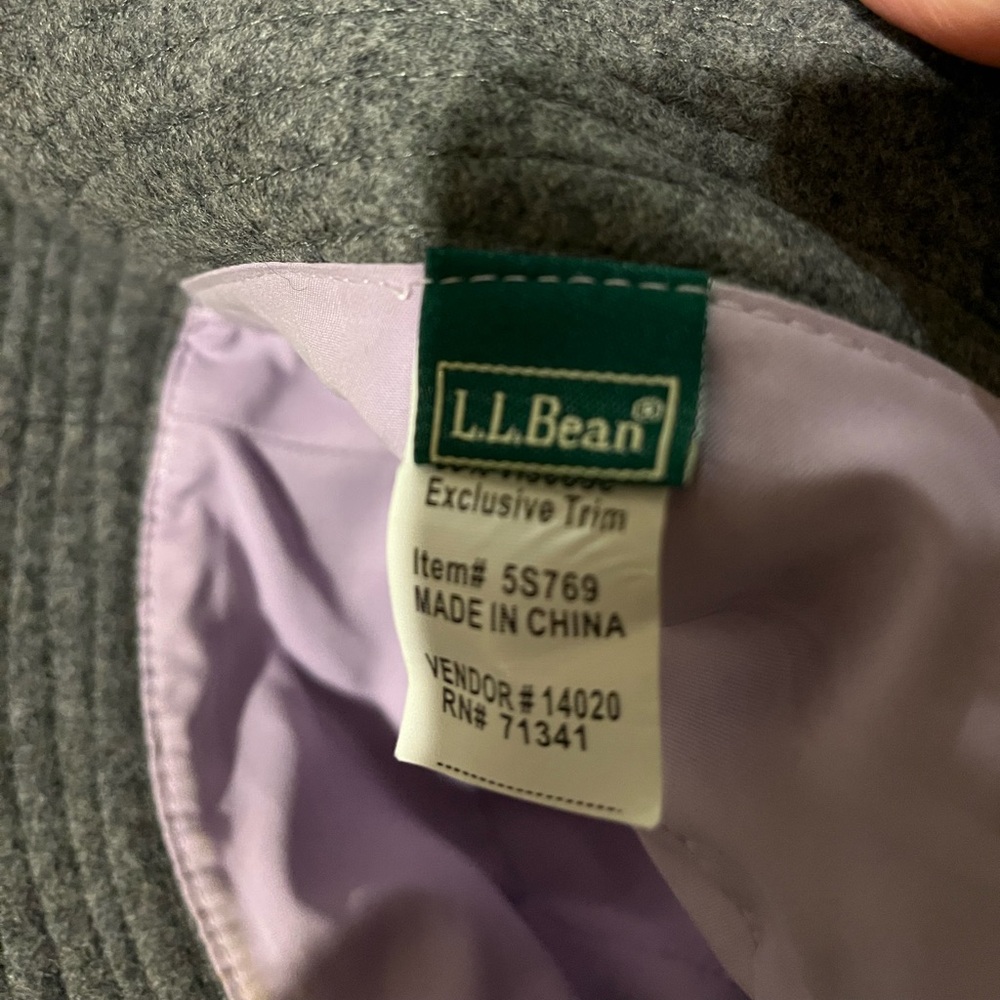 L.L. Bean grey wool bucket hat - Picture 3 of 7